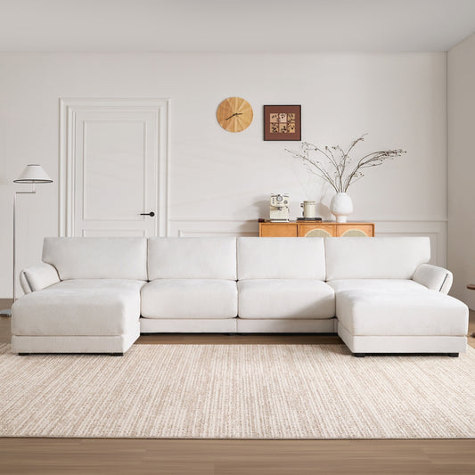 U-Shape with Extra-Wide Seat Cushion