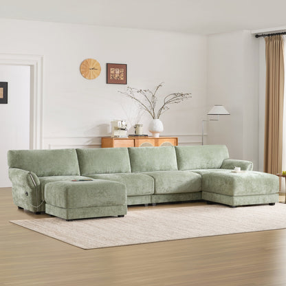U-Shape with Extra-Wide Seat Cushion