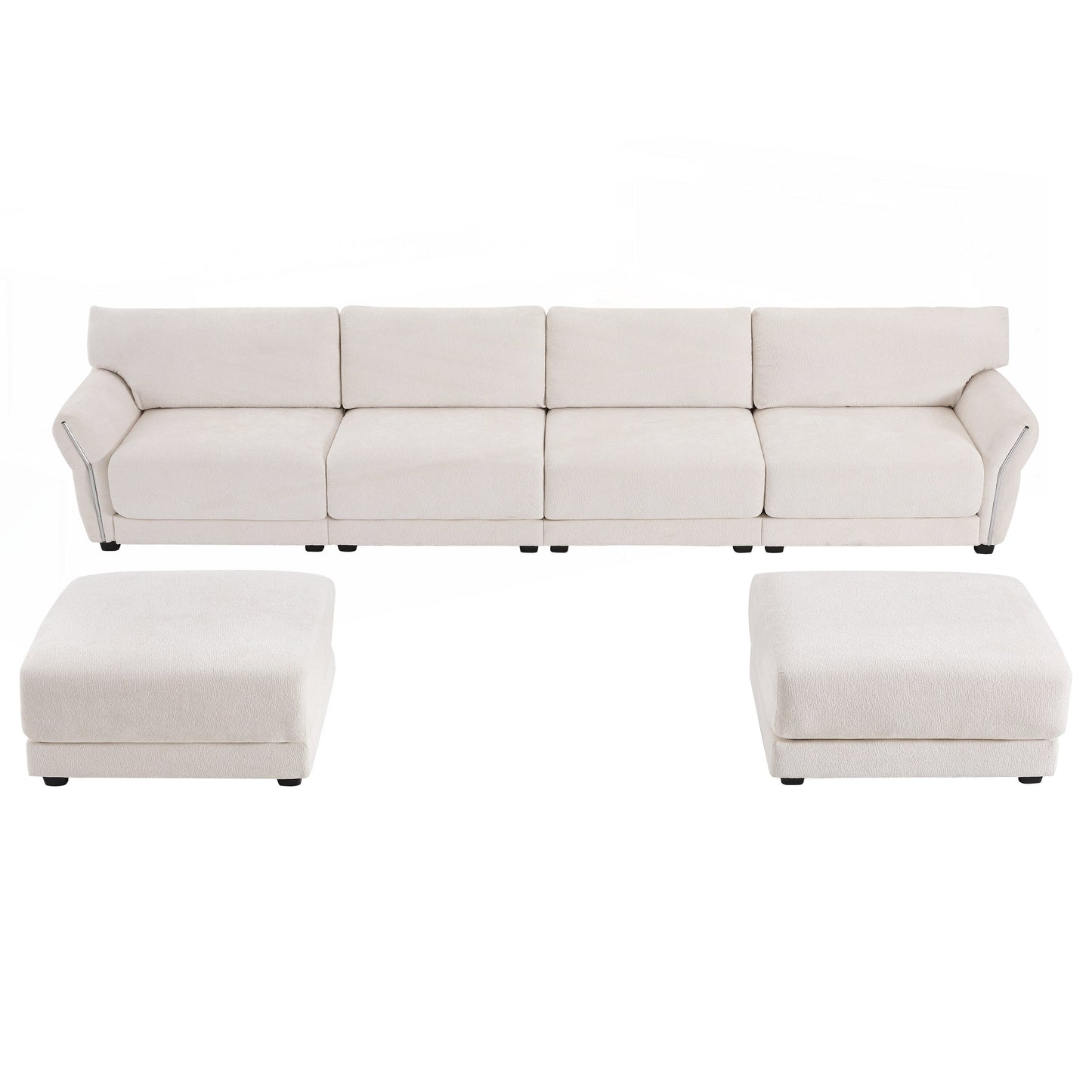 U-Shape with Extra-Wide Seat Cushion