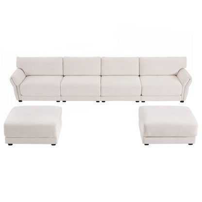 U-Shape with Extra-Wide Seat Cushion