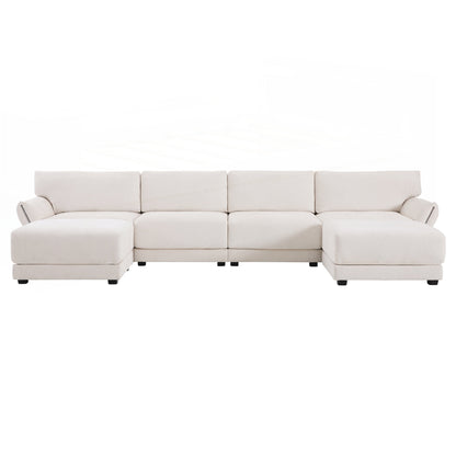 U-Shape with Extra-Wide Seat Cushion