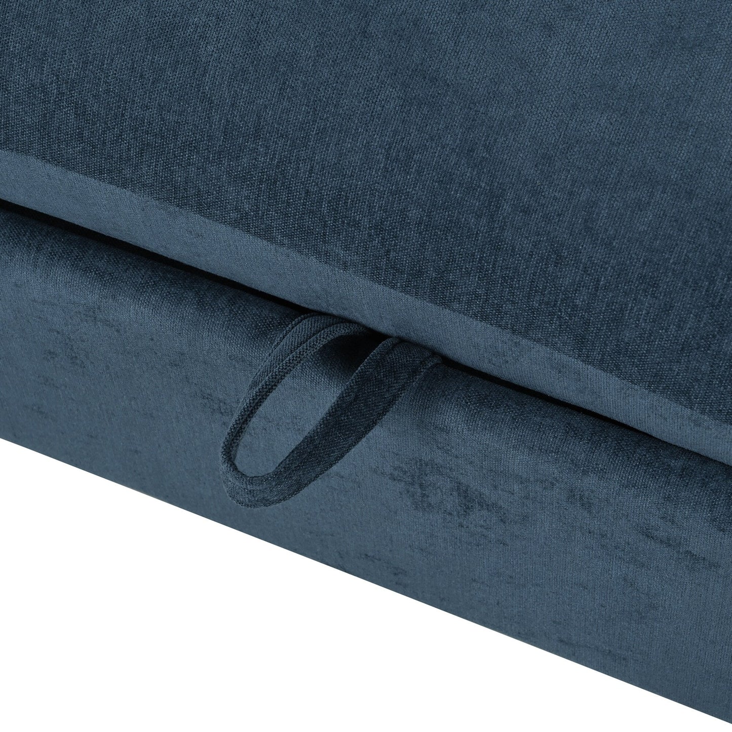 U-Shaped Linen Upholstered 6-Seat Sectional Sofa with 2 Movable Storage Ottomans for Living Room Home Theaters