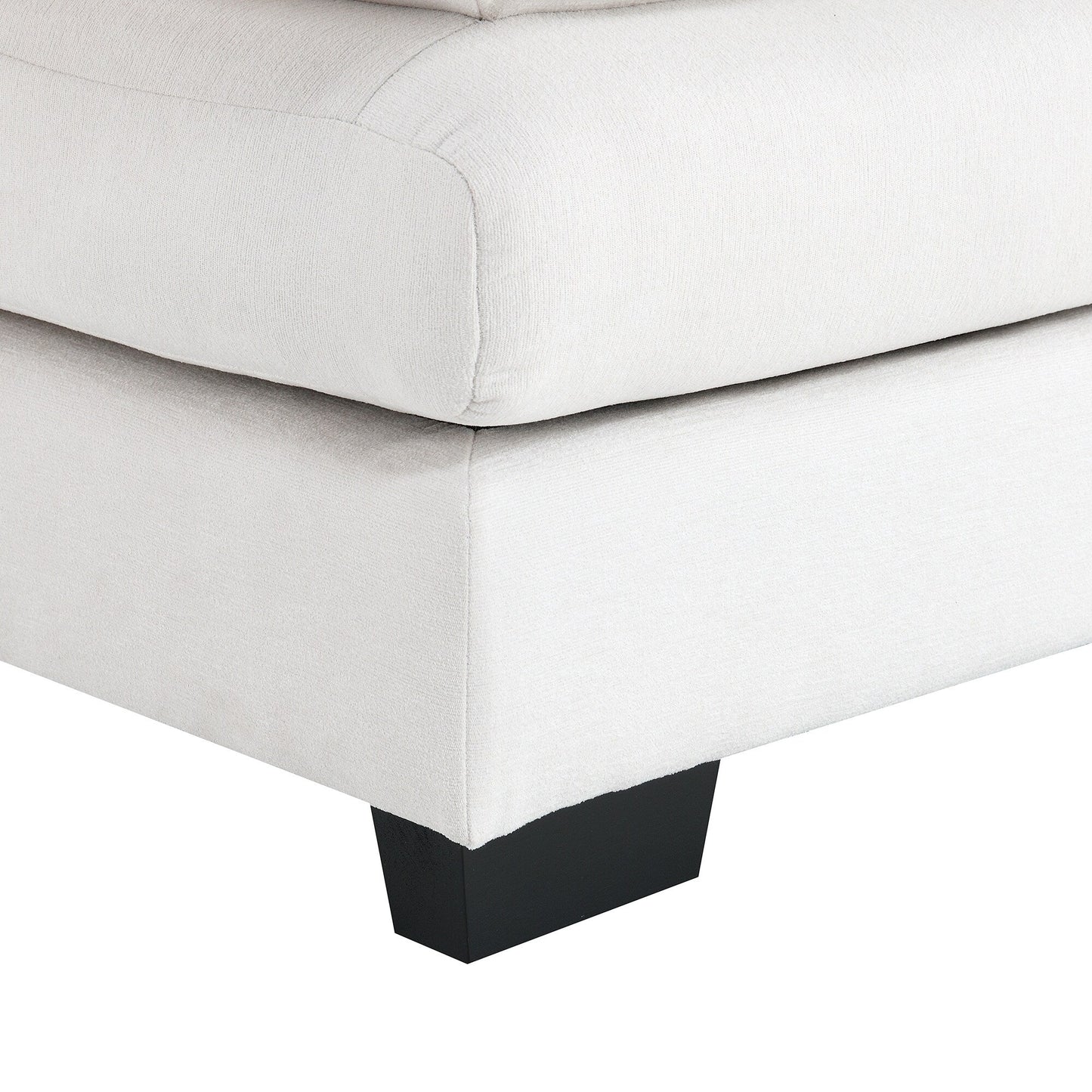 U-Shaped Sectional Sofa With Waist Pillows,6-Seat Upholstered Symmetrical Sofa,Sleeper Sofa Couch With Chaise Lounge