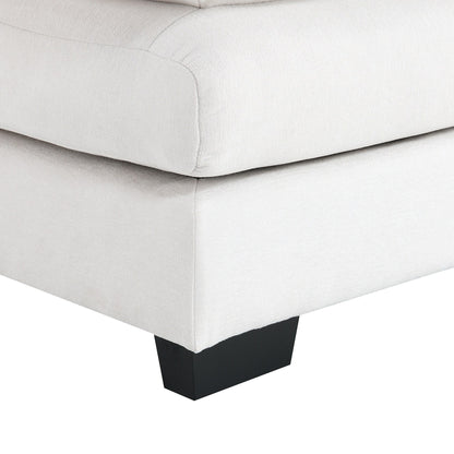 U-Shaped Sectional Sofa With Waist Pillows,6-Seat Upholstered Symmetrical Sofa,Sleeper Sofa Couch With Chaise Lounge