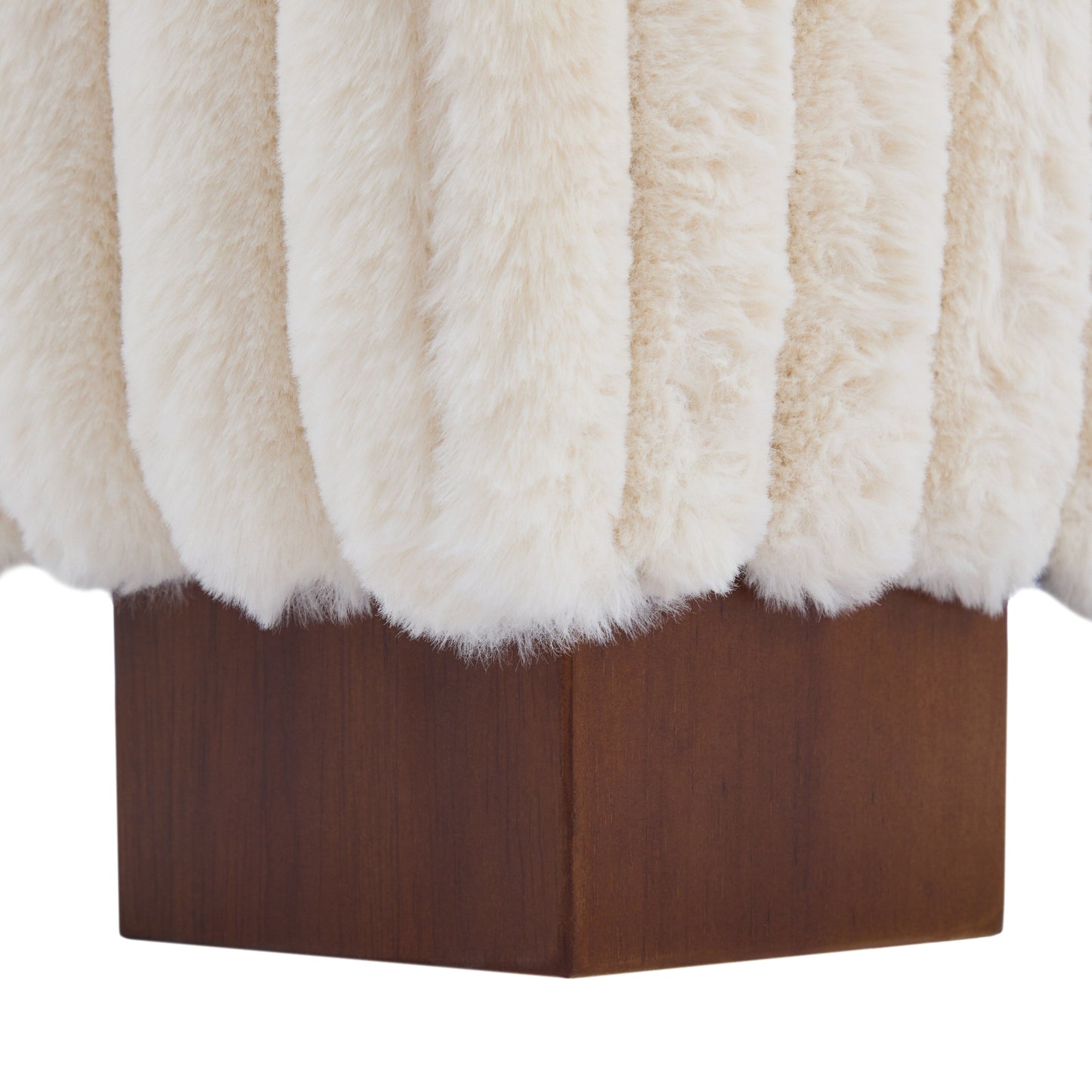 UIXE Upholstered Plush Bedroom Lounge Chairs with Right Armrest & Lumbar Pillow