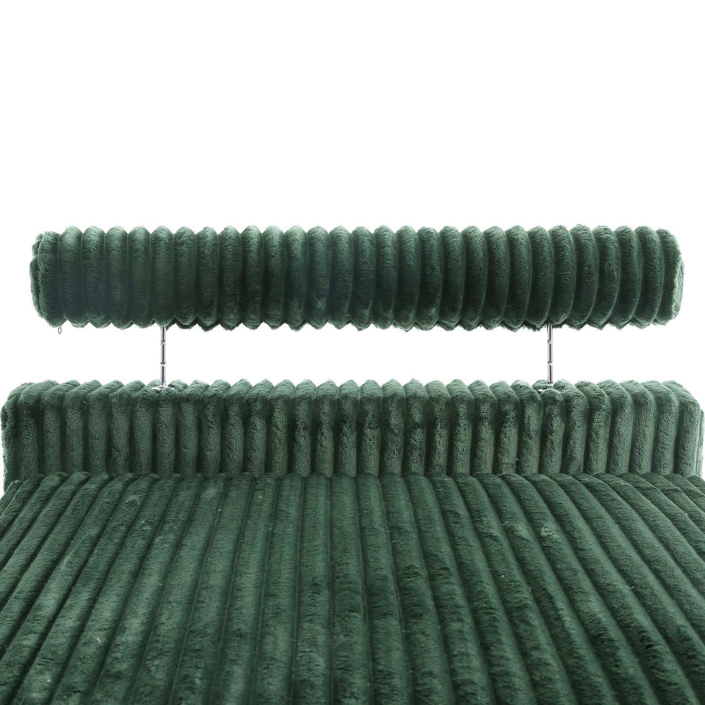 UIXE Upholstered Plush Velvet L Shaped Couch Modular Sofa