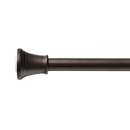 Utopia Alley Adjustable 72-Inch Shower Curtain Tension Rod - Rust-Proof Aluminum with Rubber End Cap, No Drill Installation