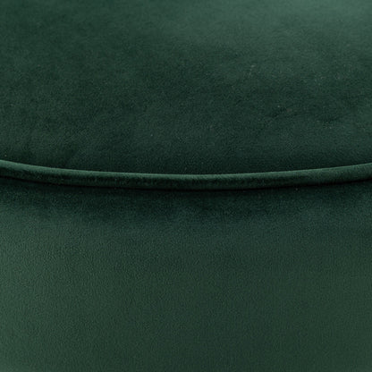 Velvet 360° Swivel Accent Chair with Seat Cushion, Upholstered Barrel Chair with Stainless Steel Base Living Room Chair