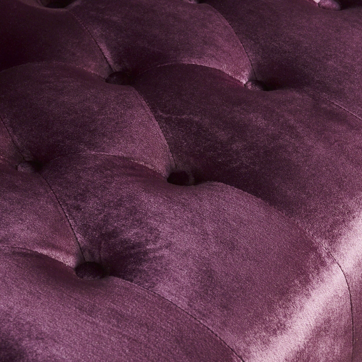 Velvet Button Tufted High Wingback Loveseat Sofa