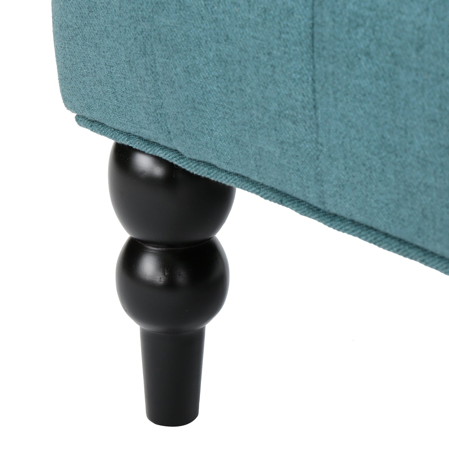 Velvet Button Tufted High Wingback Loveseat Sofa