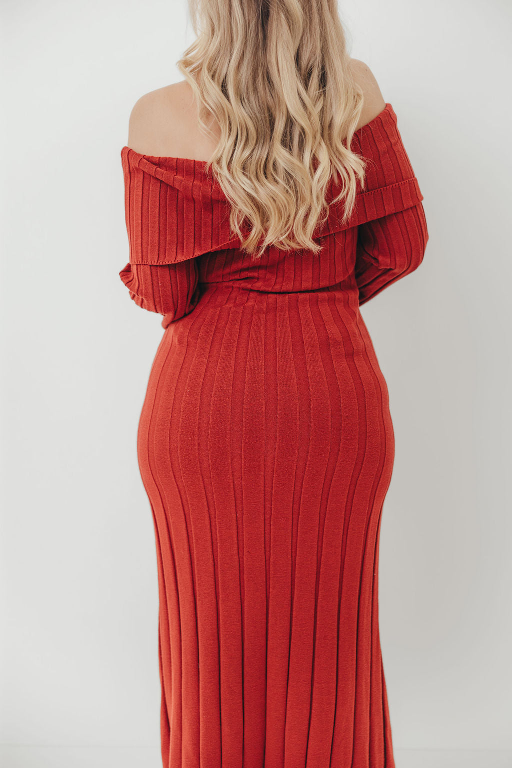 Evella Maxi Dress in Red - Bump Friendly