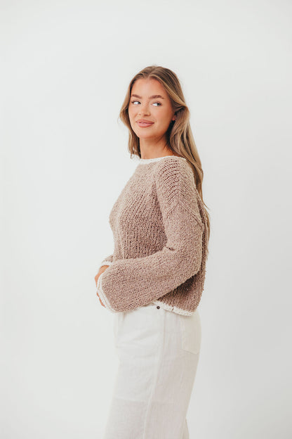 Dreamscape Sweater in Mocha Ivory