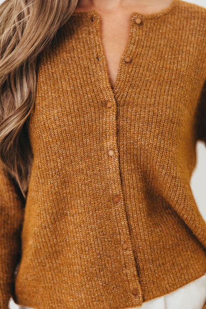 Newport Cardigan in Camel